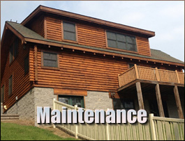  Thurmond, North Carolina Log Home Maintenance